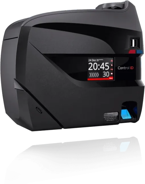 Relógio de ponto Control iD iDClass com leitor biométrico
